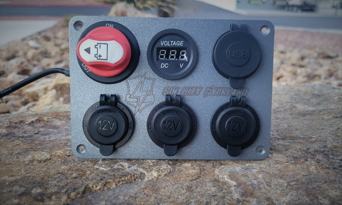12V Power Panel - 12 Volt Power Panel | Sincityoverland.com